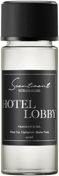 Scentiment Diffuser Oil - Hotel Lobby | Aromatherapy Fragrance |Inspired by 5-Star Hotels | Luxurious Scent with Notes of White Tea, Bergamot, Orange Blossom, Amber & Marine |20ml