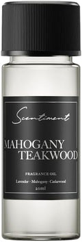 Scentiment Diffuser Oil - Mahogany Teakwood | Aromatherapy Home Fragrance | Luxurious Scent with Notes of Lavender, Mahogany, Cedarwood (20ml)