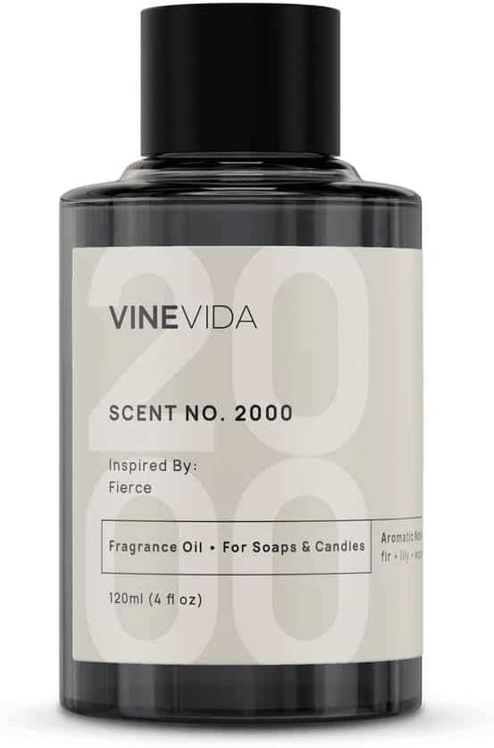 VINEVIDA 4oz Scent No.1007 Fragrance Oil for Candle and Soap Making - Natural Candle Scents Made in USA