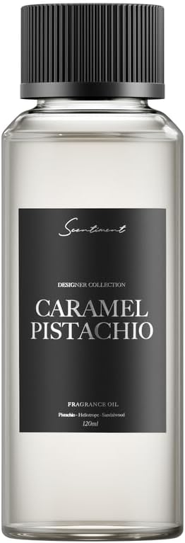 Scentiment Diffuser Oil - Caramel Pistachio | Home Aromatherapy Fragrance Oil (120ml)