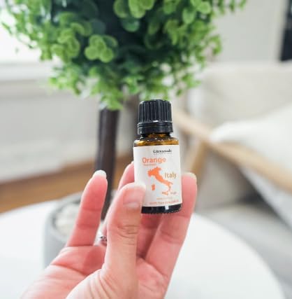 Orange Essential Oil - Direct from Citrusmade in Sicily- Aceite de Naranja Dulce for Home Care, Skincare $ Aromatherapy - Premium Therapeutic Grade (15ml)