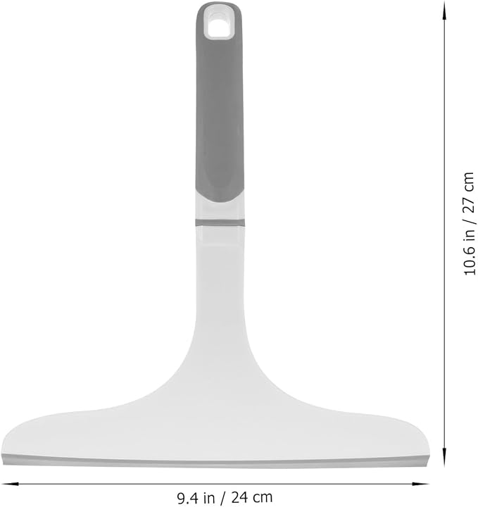 Glass Squeegee Window Cleaner Small Shower Squeegee with Short Handle for Home Glass, Mirror, Tile Cleaning Tool, Car and Bathroom Use