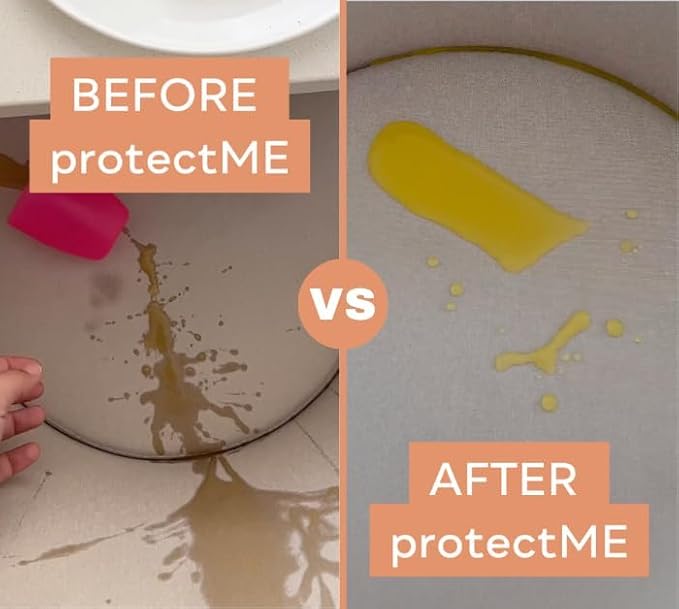 protectME Fabric Protector and Stain Resistant Spray - Upholstery Fabric Spray for Stain Guard for Carpet, Shoes, Couch, Sofa - Non Toxic, Water Based Furniture Protector - 84.5 Fl. Oz.