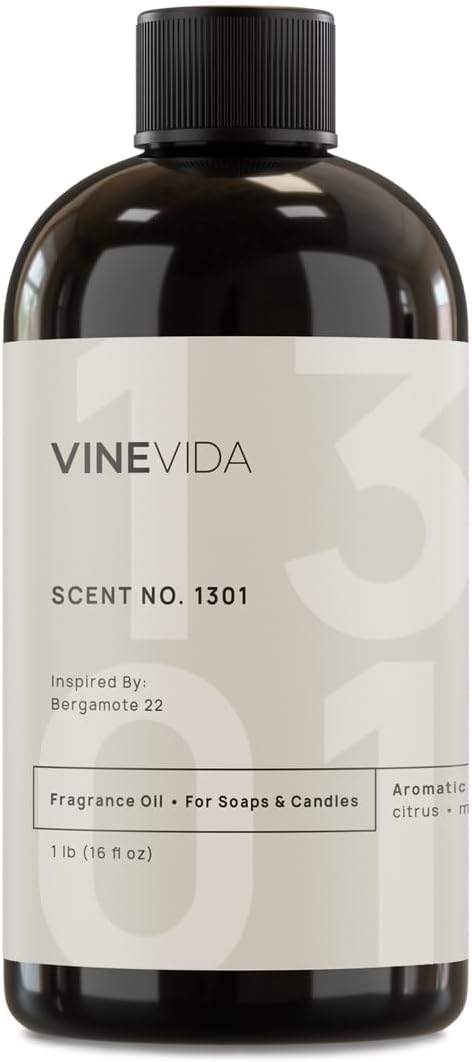 VINEVIDA [16oz] Scent No.1301 Fragrance Oil for Candle Making and Soap Making - Premium Candle Scents for Soy Candles