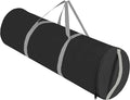 OUTTDID Christmas Wrapping Paper Organizer Storage, 41" Gift Wrapping Paper Storage Containers, 600D Oxford Fabric Gift Wrap Paper Holder Fits 18-25 Rolls, with Handles and Zippered, Black