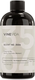 VINEVIDA Scent NO. 3504 Fragrance Oil - 16oz (1lb) - Inspired by: Guilty Platinum (Women) Fragrance Oil for Candle Making - Made in USA Candle Scents Scents for Soap Making