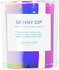 Moodcast Skinny Dip Scented Candle - Aesthetic Candle for Home, Salty Air, River Stone & Water Minerals, Clean Coco Wax Blend, Vegan, Paraben Free, 45-Hour Long Lasting Burn - 8oz