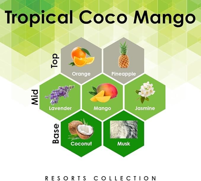 Aroma Retail Fragrance Oil Refill for Scent Machine Aroma Diffuser (27 fl oz, Tropical Coco Mango)