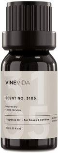 VINEVIDA Scent NO. 3105 Fragrance Oil - 10mL - Inspired by: Costa Azzurra Fragrance Oil for Candle Making - Made in USA Candle Scents Scents for Soap Making