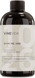 VINEVIDA Scent NO. 1026 Fragrance Oil - 16oz (1lb) - Inspired by: Monte Carlo Las Vegas Fragrance Oil for Candle Making - Made in USA Candle Scents Scents for Soap Making
