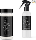 The Diamond Life Home "Noir Luxe" Sea Salt & Ozone, Carpet Powde For Vacuumingr, Mattress & Upholstery Freshener With Room Spray, Air/Fabric/Linen Odor Eliminator For Homes With Kids & Pets Bundle