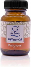 G's Breeze Fabulous Diffuser Oil – 60ml Soft & Soothing Fabulous Scent, Long-Lasting Aroma for Nurseries, Bedrooms, & Living Rooms, Easy Refill for Essential Oil Diffuser