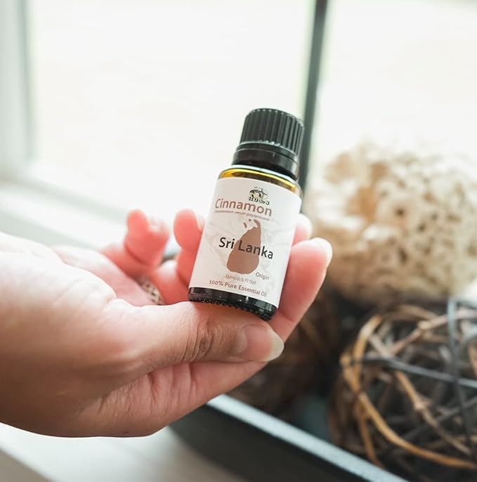Cinnamon Essential Oil - Direct from Sri Lankan Essential Oils - 100% Pure - Natural Aceite de Canela for Aromatherapy & Wellness - Premium Grade (2lbs)