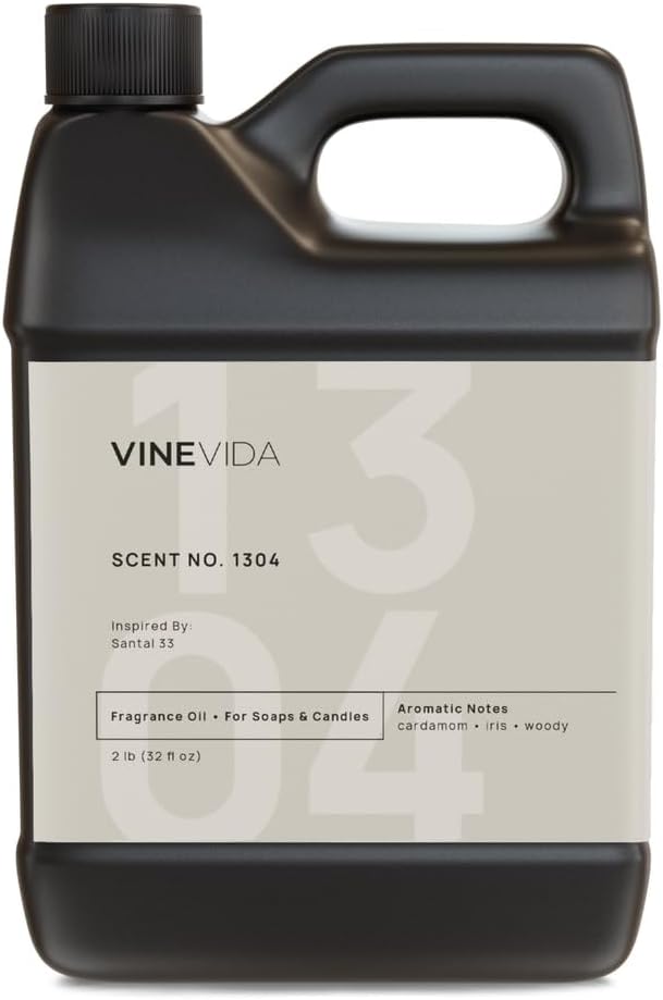 VINEVIDA 32oz Scent No.1304 Fragrance Oil for Candle and Soap Making - Natural USA Made Candle Scents