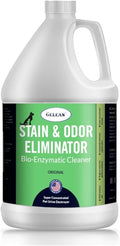 Strong Stain & Odor Eliminator - Cats & Dog Enzymatic Urine Destroyer -MADE IN USA- Fresh Scent Multi-Purpose Pet Stain Remover for Floors, Carpet, Bathrooms, Drains & Trash Deodorizer cleaner, 128oz