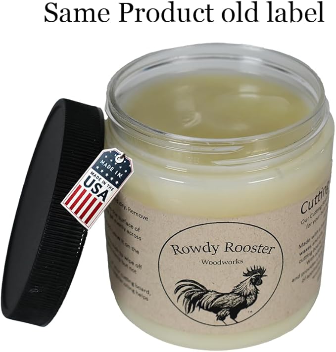 Cutting Board Gel - Wax and Oil Treatment in One - with Food Grade Mineral Oil & Beeswax-Butcher Block Conditioner, Cutting & Charcuterie Board Wax, Citrus Scent.-USA Made* (8 fl.oz)