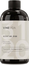 VINEVIDA Scent NO. 3120 Fragrance Oil - 16oz (1lb) - Inspired by: Orchid Soleil Fragrance Oil for Candle Making - Made in USA Candle Scents Scents for Soap Making