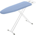 RAINHOL Full Size Ironing Board with Iron Rest, Heavy Duty Compact Ironing Board 43"x13" with Thick Cover and Pad, Height Adjustable Sturdy Iron Stand, Blue