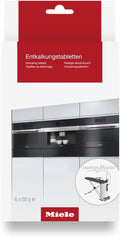 Miele Original Descaling Tablets with Moisture Plus, for Coffee Machines, Steam Ovens, FashionMaster, and Ovens/Ranges with Moisture Plus, Pack of 6