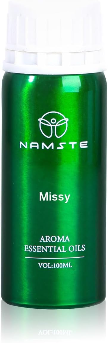 Missy - Essential Oil for Diffuser, Citrus & Floral Diffuser Oil, 3.38 Fl Oz Long Lasting Scent, Vanilla Musk Blended with Jasmine and Tonka Bean for Soap & Candle Making