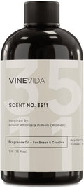 VINEVIDA Scent NO. 3511 Fragrance Oil - 16oz (1lb) - Inspired by: Bloom Ambrosia di Fiori (Women) Fragrance Oil for Candle Making - Made in USA Candle Scents Scents for Soap Making