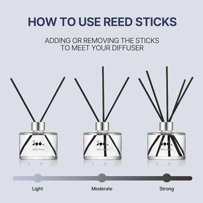 396 st. Reed Diffuser, Vanilla Lavender, 200ml(6.7oz) / Reed Diffuser Sets, Home Fragrance, Scented Oils, Home & Bathroom Décor