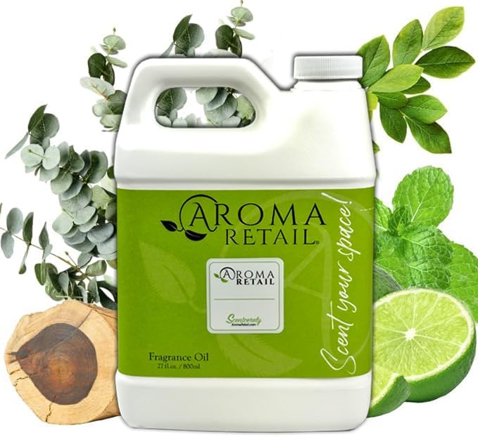 Aroma Retail Fragrance Oil Refill for Scent Machine Aroma Diffuser (27 fl oz, Eucalyptus Forest)