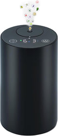 Waterless Essential Oil Diffuser – Aromatherapy Scent Diffusers for Home, Office, Hotel, Bedroom – Modern and Elegant Mini Fragrance Diffuser – Cordless and Portable with Digital Display(Black)