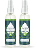 Puracy Stain Remover, Natural Travel and Laundry Stain Cleaner for Clothes, Baby Essentials, Kids Stains, Oil and Fabric Spot Cleaner, Unscented (Stain Remover Spray, 4 fl oz, 2 Pack)