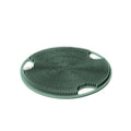 Boie USA Flat Body Scrubber - Hygienic, Exfoliating Loofah Alternative - Feels Like Silicone Scrubber Gentle on Sensitive Skin, Hypoallergenic, BPA- & Latex-Free, Made in The USA (Sage)