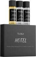 Hotel Luxury Waterless Diffuser Essential Oil Set(3X 20mL), Aroma Scent Oil My Way,Infinity, White Tea Usage Cold Air Diffuser Aromatherapy for Home, Car, Hotel, Office