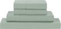 Modern Threads Soft Microfiber Solid Sheets - Luxurious Microfiber Bed Sheets - Includes Flat Sheet, Fitted Sheet with Deep Pockets, & Pillowcases Seafoam King