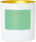 Moodcast Charmer Scented Candle – Aesthetic Candle for Home, Italian Bergamot, Juniper & Yerba Santa, Clean Coco Wax Blend, Vegan, Paraben-Free, 45-Hour Long Lasting Burn – 8oz
