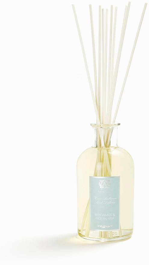 Antica Farmacista Home Ambiance Diffuser - Long-Lasting Reed Scent Diffuser - Luxury Room Freshener Gift - Bergamot & Ocean Aria, 16.9 fl oz