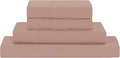 Modern Threads Soft Microfiber Solid Sheets - Luxurious Microfiber Bed Sheets - Includes Flat Sheet, Fitted Sheet with Deep Pockets, & Pillowcases Rose King