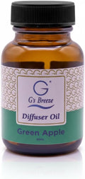 G's Breeze Green Apple Diffuser Oil – 60ml Soft & Soothing Green Apple Scent, Long-Lasting Aroma for Nurseries, Bedrooms, & Living Rooms, Easy Refill for Essential Oil Diffuser