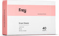 FREY Naturally Scented Dryer Sheets - Fabric Softener for Soft, Fresh & Clean Clothes (1-pack, Jasmine Rose)