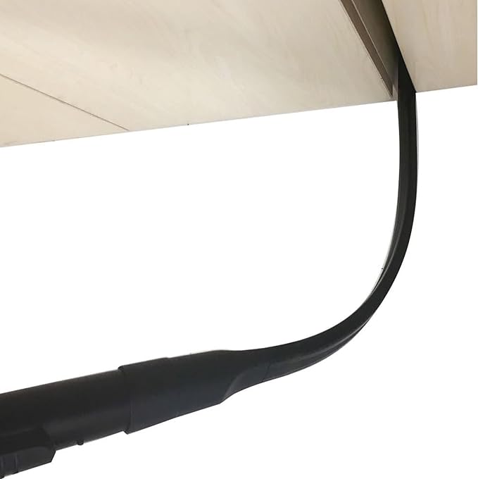 EZ SPARES 25-inch Flexible Crevice Cleaning Tool Replacement for Vacuum Hoses Accepting 1-1/4"(32mm) or 1-3/8"(35mm) Attachment for Home & Car Detailing Removable Brush Head Univeral