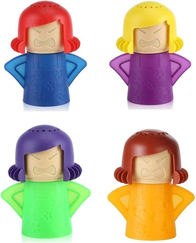 Minecook Microwave Cleaner Easily Crud in Minutes Steam Cleans with Vinegar and Water for Kitchen Gifts (Color Random)