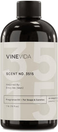 VINEVIDA Scent NO. 3515 Fragrance Oil - 16oz (1lb) - Inspired by: Envy Me (Men) Fragrance Oil for Candle Making - Made in USA Candle Scents Scents for Soap Making