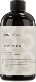 VINEVIDA Scent NO. 3509 Fragrance Oil - 16oz (1lb) - Inspired by: Guilty Black (Women) Fragrance Oil for Candle Making - Made in USA Candle Scents Scents for Soap Making