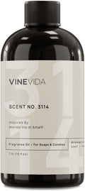 VINEVIDA Scent NO. 3114 Fragrance Oil - 16oz (1lb) - Inspired by: Mandarino di Amalfi Fragrance Oil for Candle Making - Made in USA Candle Scents Scents for Soap Making