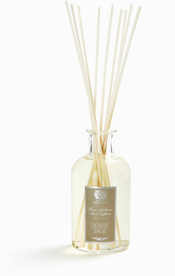 Antica Farmacista Home Ambiance Diffuser - Long-Lasting Reed Scent Diffuser - Luxury Room Freshener Gift - Desert Sage, 16.9 fl oz