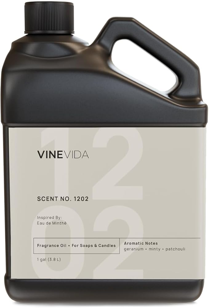 VINEVIDA [128oz] Scent No.1202 Fragrance Oil for Candle & Soap Making - Natural Candle Scents Made in USA