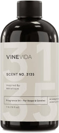 VINEVIDA Scent NO. 3135 Fragrance Oil - 16oz (1lb) - Inspired by: Métallique Fragrance Oil for Candle Making - Made in USA Candle Scents Scents for Soap Making