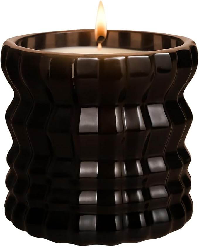MARIS | Non-Toxic Candle in Textured Glass Vessel