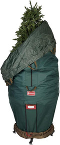[Upright Tree Storage Bag] - Christmas Tree Storage Bag | Hold Artificial Trees up to 9 Feet Tall - Keep Your Fake Tree Assembled | Includes Rolling Tree Stand (9' - XLarge (Wide))