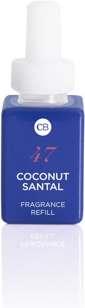 Capri Blue Pura Smart Home Plug-in Diffuser Refills – Includes 2 Capri Blue Pura Refills for Plug In Diffusers for Home - Long Lasting Luxury Scents - Coconut Santal (Pack of 2)