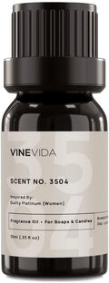 VINEVIDA Scent NO. 3504 Fragrance Oil - 10mL - Inspired by: Guilty Platinum (Women) Fragrance Oil for Candle Making - Made in USA Candle Scents Scents for Soap Making