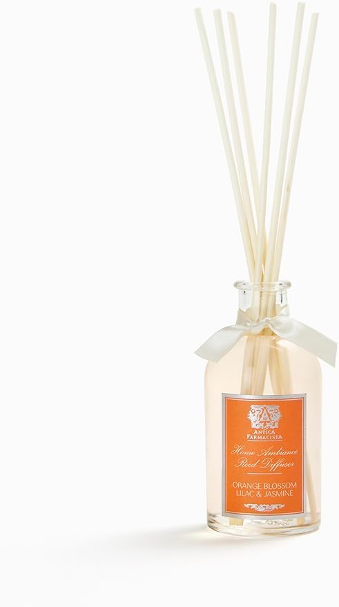 Antica Farmacista Home Ambiance Diffuser - Long-Lasting Reed Scent Diffuser - Luxury Room Freshener Gift - Orange Blossom, Lilac & Jasmine, 3.4 fl oz